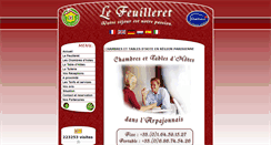Desktop Screenshot of lefeuilleret.com